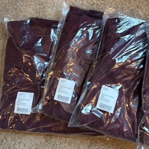 Define Cropped Jacket *Nulu™ Garnet - Picture 6 of 9